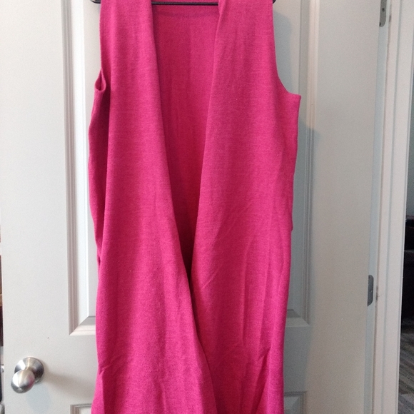 LuLaRoe Jackets & Blazers - Pink "Joy" LuLaRoe long vest